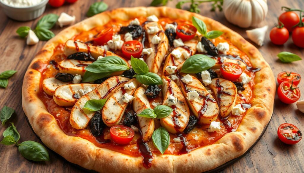 creative chicken pizza toppings