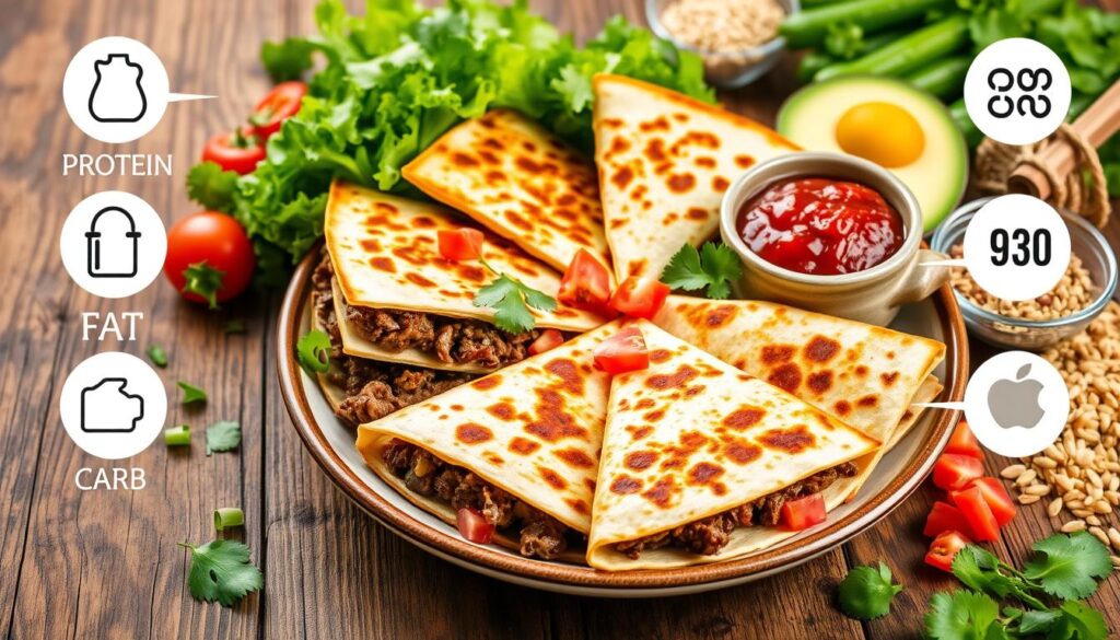 Beef Quesadilla Nutrition