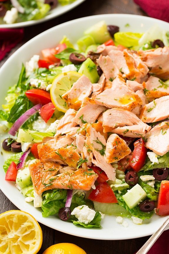 Mediterranean Salmon Salad Recipe