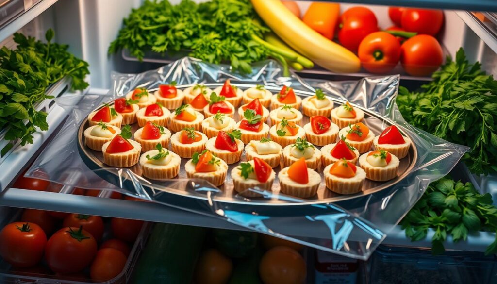 how to store canapes