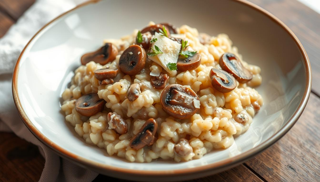 recipe for mushroom risotto italian