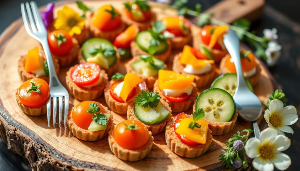 vegetarian canapes